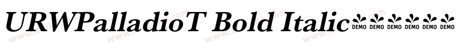 URWPalladioT Bold Italic字体转换
